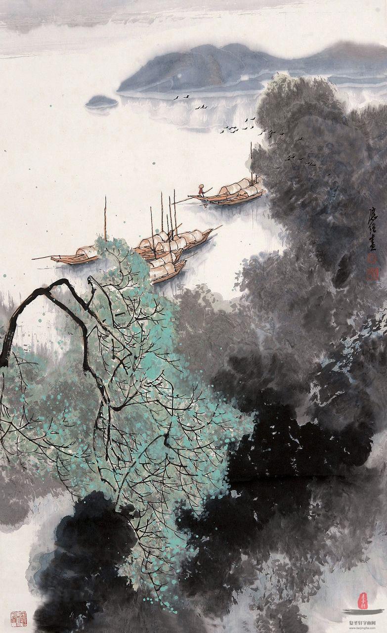 杜应强《霜叶红于二月花》
